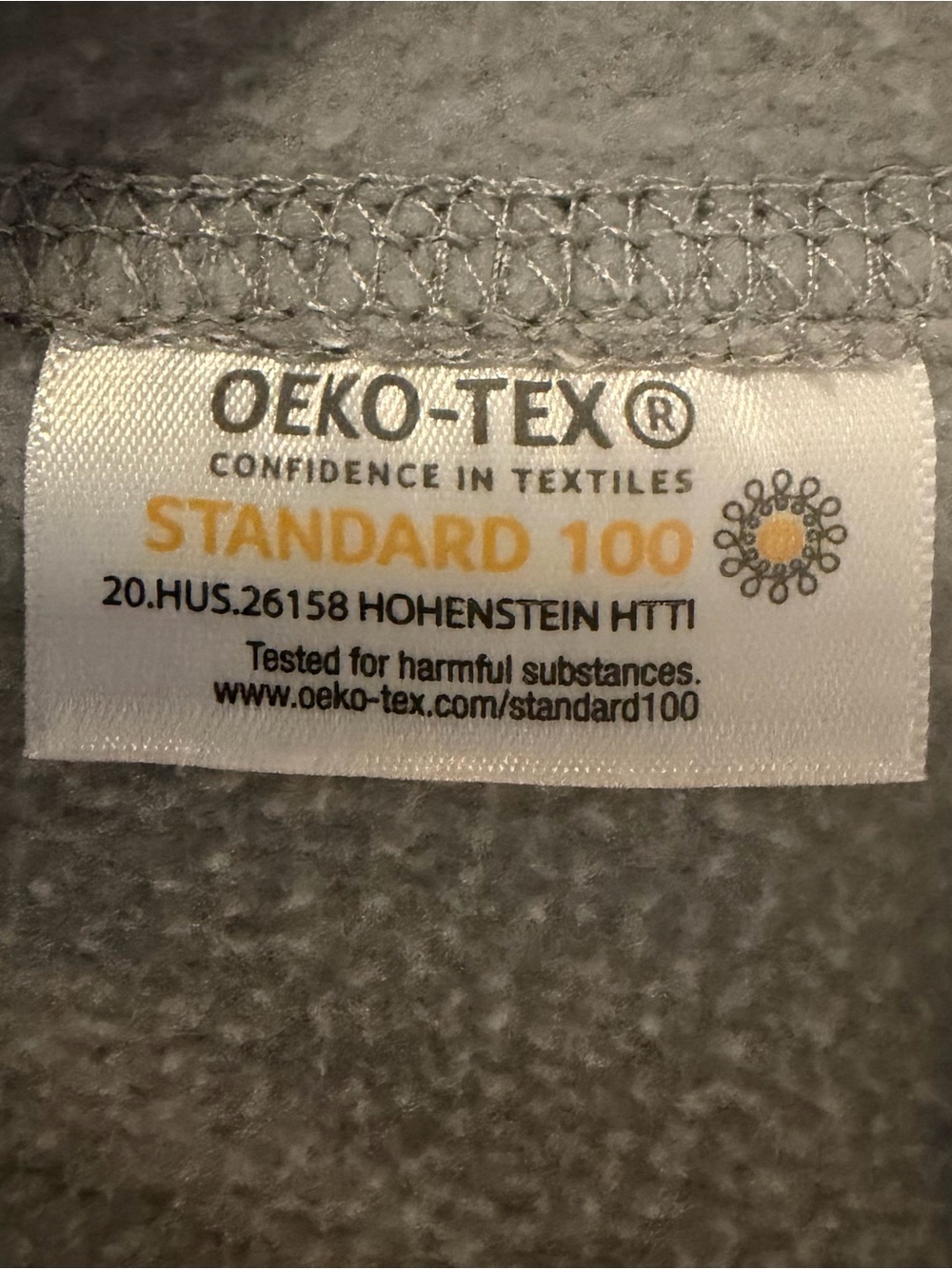 Lands' End Women's Light Gray Half-Zip Fleece Pullover - Picture 8 of 10